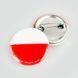 Pin-back button Polish Flag 36 mm 7049 photo 2