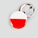 Pin-back button Polish Flag 36 mm 7049 photo 3