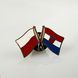 Poland/Croatia flag pin/badge 7007 photo 3