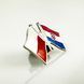 Poland/Croatia flag pin/badge 7007 photo 2
