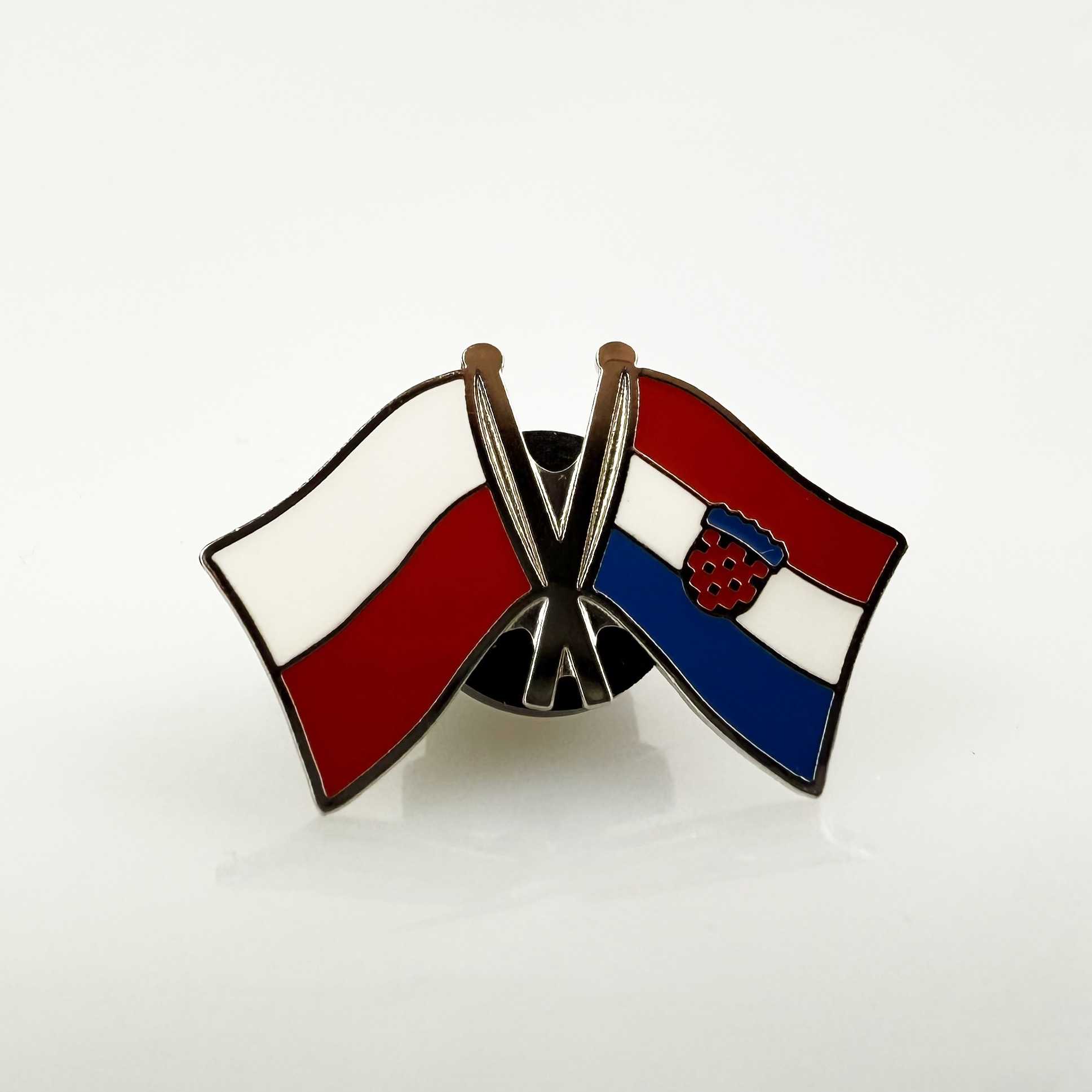 Komplet Znaczek Flaga Polska / Chorwacja Komplet Znaczek Flaga Polska / Chorwacja