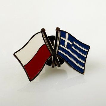 Komplet Znaczek Flaga Polska / Grecja 7009 photo