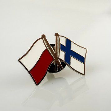Komplet Znaczek Flaga Polska / Finlandia 7011 photo