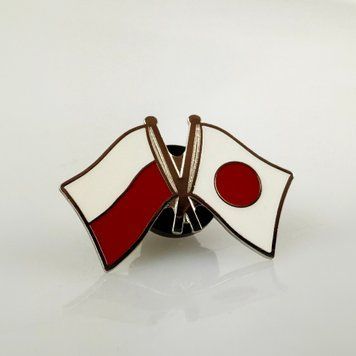 Komplet Znaczek Flaga Polska / Japonia 7012 photo