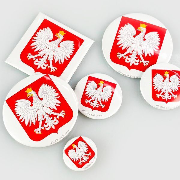 Magnes pamiątkowy Godło Polski 56 mm 7065 photo