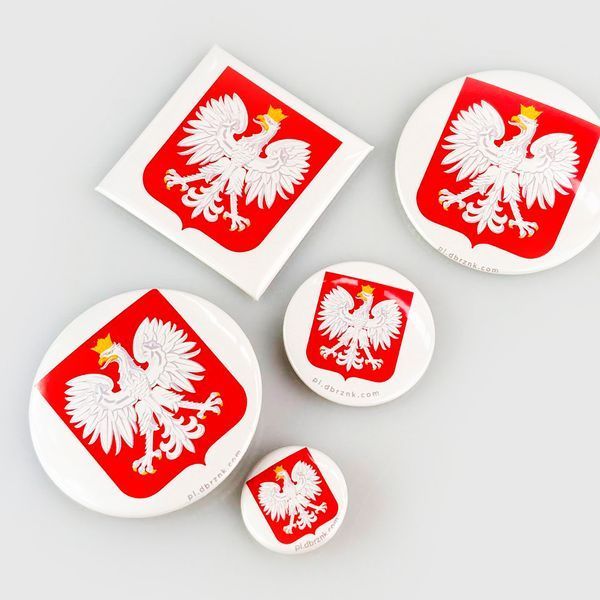 Magnes pamiątkowy Godło Polski 56 mm 7065 photo