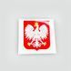 Souvenir magnet 50x50 mm Polish Coat of Arms 7068 photo 1