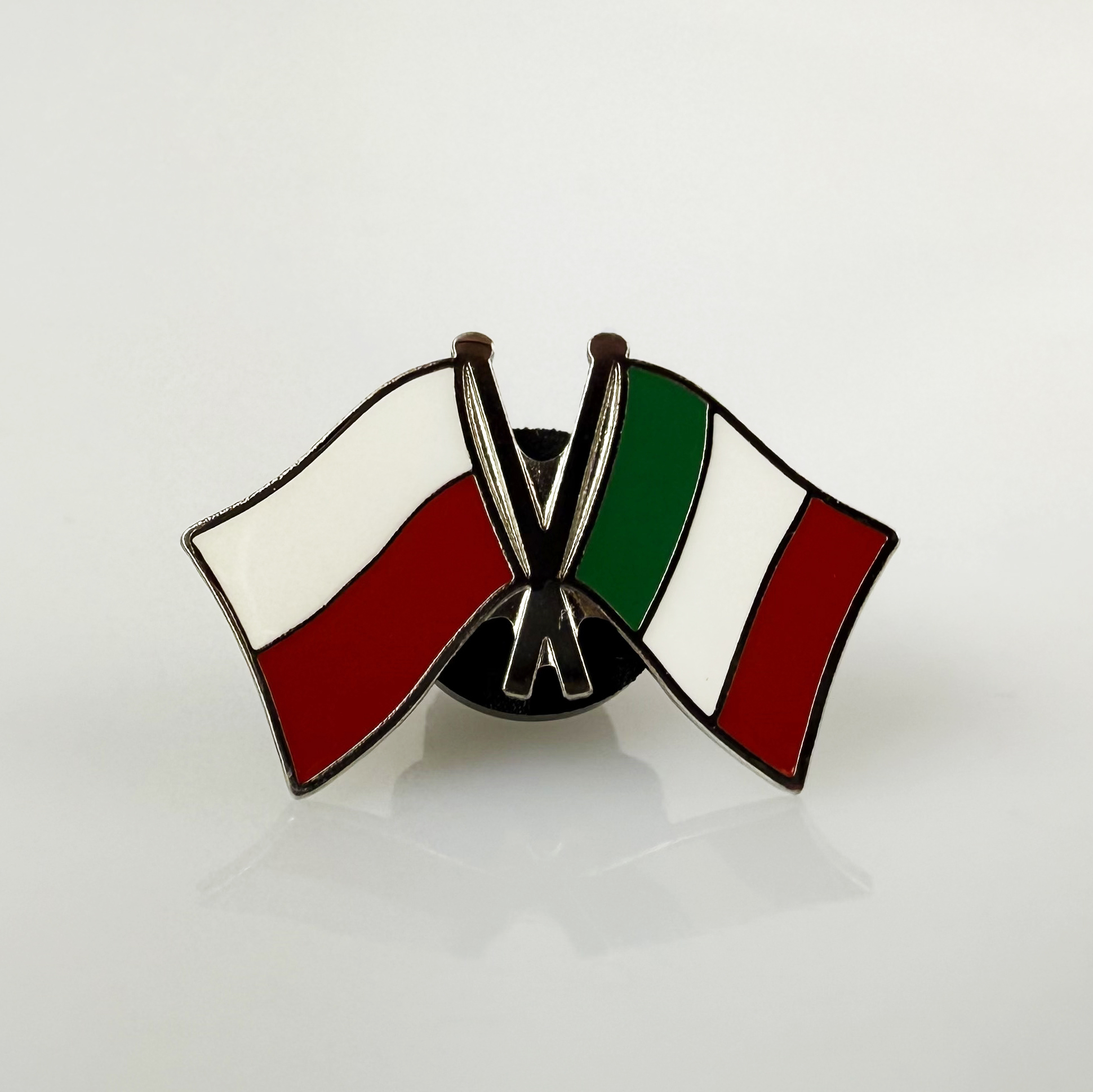 Komplet Znaczek Flaga Polska / Włochy Komplet Znaczek Flaga Polska / Włochy