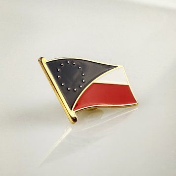 Polska ZNACZEK flagi UE 7031 photo