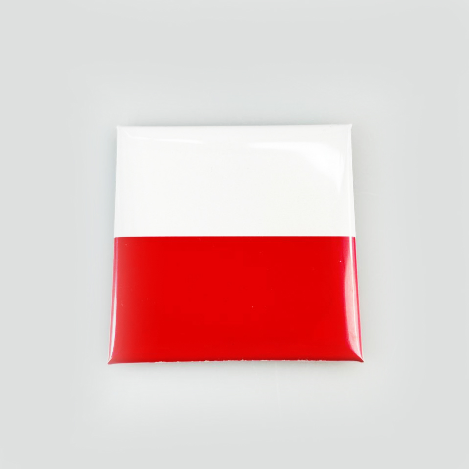 Souvenir magnet 50x50 mm Polish Flag Souvenir magnet 50x50 mm Polish Flag